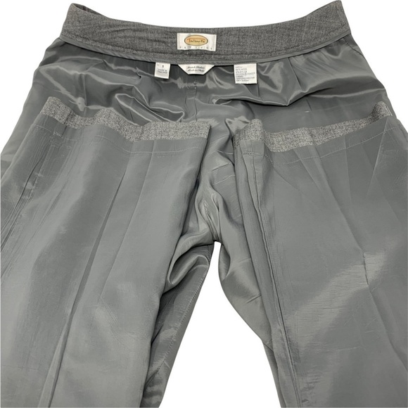 Talbots Women’s Gray Wool Blend High Rise Straight Leg Slacks Trousers Size 8 P - Picture 11 of 16